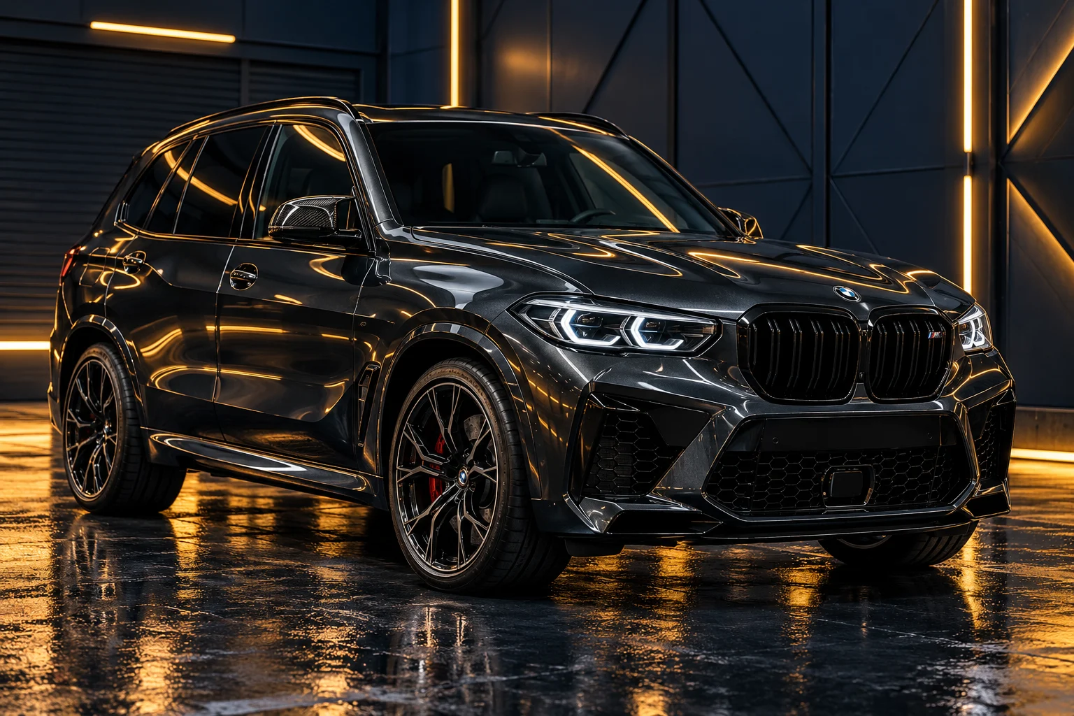 Чистый BMW X5 M после ухода